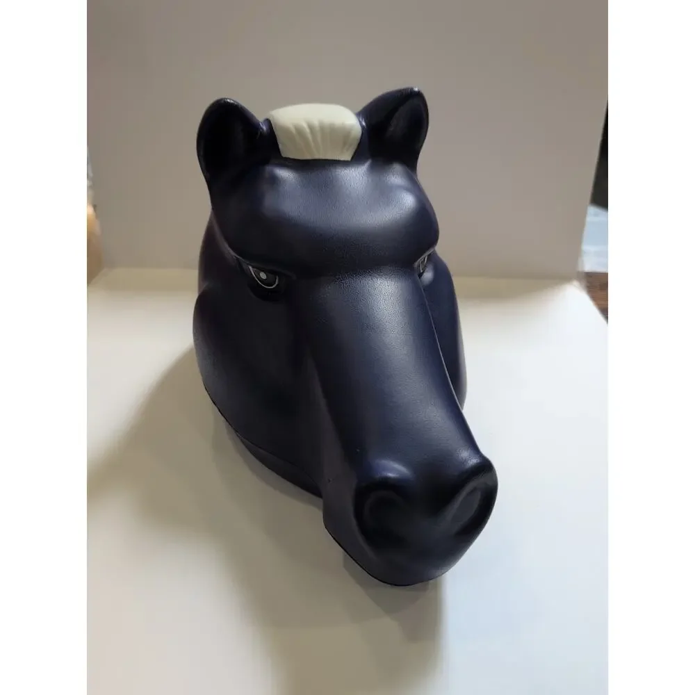 Vintage Indianapolis Colts Foamheads Foam Hat Blue Horse Head NFL Preowned‎